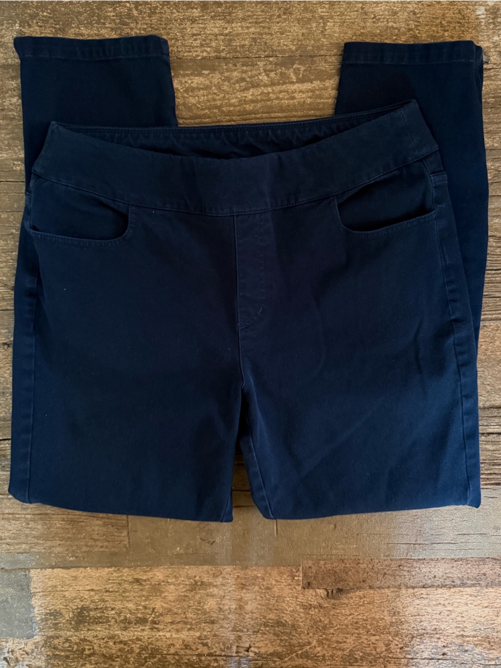 Soft Surroundings Stretch Slim Pants Navy Size S